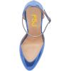imageFSJ Women Fashion Almond Toe Ankle Strap DOrsay Pump High Heels Party Prom Casual Sandal Ladies Shoes Size 415 USSky Blue