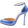 imageFSJ Women Fashion Almond Toe Ankle Strap DOrsay Pump High Heels Party Prom Casual Sandal Ladies Shoes Size 415 USSky Blue
