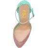 imageFSJ Women Fashion Almond Toe Ankle Strap DOrsay Pump High Heels Party Prom Casual Sandal Ladies Shoes Size 415 USTurquoise