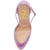 imageFSJ Women Fashion Almond Toe Ankle Strap DOrsay Pump High Heels Party Prom Casual Sandal Ladies Shoes Size 415 USViolet