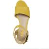 imageFSJ Women Chic Open Toe Platform Wedge High Heel Espadrilles Sandals Fashion Ankle Strap Casual Summer Beach Shoes Size 415 USYellow
