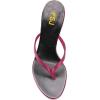 imageFSJ Women Fashion Thong Flip Flops Stiletto High Heels Slip On Almond Toe Casual Sandals Summer Beach Dressy Slipper ShoesFushcia