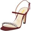 imageFSJ Women Square Open Toe Rhinestone Pumps Ankle Strap Kitten Heels Adjustable Buckle Shoes Size 415 USSorrel