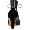 imageFSJ Women Stylish High Heel Pumps Lace Up Sandals Cut Out Stiletto Party Evening Dress Prom Shoe Size 415 M USBlack7 Cm