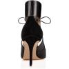 imageFSJ Women Stylish High Heel Pumps Lace Up Sandals Cut Out Stiletto Party Evening Dress Prom Shoe Size 415 M USBlack8 Cm