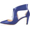 imageFSJ Women Stylish High Heel Pumps Lace Up Sandals Cut Out Stiletto Party Evening Dress Prom Shoe Size 415 M USBlue7 Cm