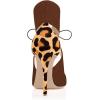imageFSJ Women Stylish High Heel Pumps Lace Up Sandals Cut Out Stiletto Party Evening Dress Prom Shoe Size 415 M USSiennaleopard