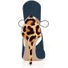 imageFSJ Women Stylish High Heel Pumps Lace Up Sandals Cut Out Stiletto Party Evening Dress Prom Shoe Size 415 M USTealleopard