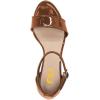 imageFSJ Women Summer Open Toe Ankle Strap Buckle Comfy Shoes Low Heels Wedge Sandal Size 415 USBrown