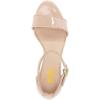 imageFSJ Women Summer Open Toe Ankle Strap Buckle Comfy Shoes Low Heels Wedge Sandal Size 415 USNude
