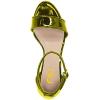 imageFSJ Women Summer Open Toe Ankle Strap Buckle Comfy Shoes Low Heels Wedge Sandal Size 415 USOlive