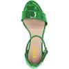 imageFSJ Women Summer Open Toe Ankle Strap Buckle Comfy Shoes Low Heels Wedge Sandal Size 415 USSeagreen