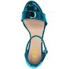 imageFSJ Women Summer Open Toe Ankle Strap Buckle Comfy Shoes Low Heels Wedge Sandal Size 415 USTurquoise