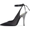 Black Rhinestone Heel