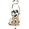imageFSJ Women Clear Peep Toe Cross PVC Band Stiletto High Heel Ankle Strap Slingback Party Dress Sandal Shoes Size 415 USInk Painting