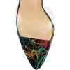 imageFSJ Women Clear Peep Toe Cross PVC Band Stiletto High Heel Ankle Strap Slingback Party Dress Sandal Shoes Size 415 USLines