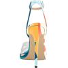 imageFSJ Women Clear Peep Toe Cross PVC Band Stiletto High Heel Ankle Strap Slingback Party Dress Sandal Shoes Size 415 USPainting