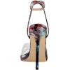 imageFSJ Women Clear Peep Toe Cross PVC Band Stiletto High Heel Ankle Strap Slingback Party Dress Sandal Shoes Size 415 USRock