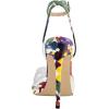 imageFSJ Women Clear Peep Toe Cross PVC Band Stiletto High Heel Ankle Strap Slingback Party Dress Sandal Shoes Size 415 USWatercolor