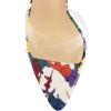 imageFSJ Women Clear Peep Toe Cross PVC Band Stiletto High Heel Ankle Strap Slingback Party Dress Sandal Shoes Size 415 USWatercolor