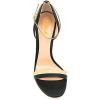 imageFSJ Women Flower Gold Metal Chain Chunky High Heels Ankle Strap Sandals Open Toe Fashion Summer Dressy Shoes Size 415 USBlack Gold