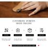 imageFSJ Women Flower Gold Metal Chain Chunky High Heels Ankle Strap Sandals Open Toe Fashion Summer Dressy Shoes Size 415 USCustomize