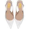 imageFSJ Women Graceful Studded Crystal Heel Pumps Pointed Toe Chunky High Heel Back Strap Buckle Slingback Summer Party Dress Sandal Shoes Size 415 USSilver