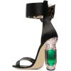 imageFSJ Women Open Toe Stylish Sandal Ankle Strap Chunky Block High Thick Heels Wedding Party Ballroom Prom Shoes US Size 415 USEvening