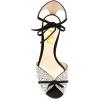 imageFSJ Women Open Toe Stylish Sandal Ankle Strap Chunky Block High Thick Heels Wedding Party Ballroom Prom Shoes US Size 415 USGlitter