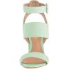imageFSJ Women Ankle Strap Slingback Sandals Open Toe Chunky High Heels Strappy Shoes Size 415 USAquamarine