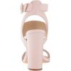 imageFSJ Women Ankle Strap Slingback Sandals Open Toe Chunky High Heels Strappy Shoes Size 415 USPink