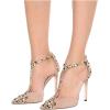 imageFSJ Women Charm T Strap Sandals Stilettos High Heels Pointed Closed Toe Pumps Back Zipper Ladies Girls Party Prom Wedding Sexy Dress Shoes Size 415 USPink