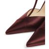 imageFSJ Women Charm T Strap Sandals Stilettos High Heels Pointed Closed Toe Pumps Back Zipper Ladies Girls Party Prom Wedding Sexy Dress Shoes Size 415 USRed