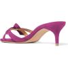 imageFSJ Women Cute Bowknot Slip On Mules Summer Open Toe Kitten Low Heel Sandal Ladies Casual Comfy Walking Dress Shoes Size 415 M USFuchsia