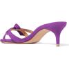 imageFSJ Women Cute Bowknot Slip On Mules Summer Open Toe Kitten Low Heel Sandal Ladies Casual Comfy Walking Dress Shoes Size 415 M USPurple