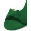 imageFSJ Women Cute Bowknot Slip On Mules Summer Open Toe Kitten Low Heel Sandal Ladies Casual Comfy Walking Dress Shoes Size 415 M USSea Green