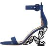 imageFSJ Women Dressy Open Toe Ankle Strap Butterfly High Heel Sandal Strappy Date Cocktail Nightclub Pumps Shoes Size 416 USBlue