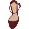 imageFSJ Women Dressy Open Toe Ankle Strap Butterfly High Heel Sandal Strappy Date Cocktail Nightclub Pumps Shoes Size 416 USDark Red