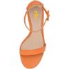 imageFSJ Women Dressy Open Toe Ankle Strap Butterfly High Heel Sandal Strappy Date Cocktail Nightclub Pumps Shoes Size 416 USOrange