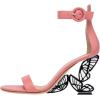 imageFSJ Women Dressy Open Toe Ankle Strap Butterfly High Heel Sandal Strappy Date Cocktail Nightclub Pumps Shoes Size 416 USPink