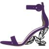 imageFSJ Women Dressy Open Toe Ankle Strap Butterfly High Heel Sandal Strappy Date Cocktail Nightclub Pumps Shoes Size 416 USPurple