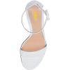 imageFSJ Women Dressy Open Toe Ankle Strap Butterfly High Heel Sandal Strappy Date Cocktail Nightclub Pumps Shoes Size 416 USWhite