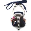 imageFSJ Women Floral Stiletto High Heel Sandal Ankle Strap Open Toe Pump DOrsay Polka Dot Lace up Dress Party Summer Shoes Size 415 USNavy
