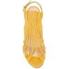 imageFSJ Women Peep Toe High Heel Bootie Pumps Stiletto PVC Dress Ankle Strap Sandal Slingback Buckle Stylish Shoes 415 M USYellow
