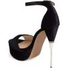 imageFSJ Women Platform High Stiletto Heels Sandals Peep Toe with Ankle Straps Buckle Sexy Summer Pumps Shoes Size 415 USBlack 2