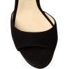 imageFSJ Women Platform High Stiletto Heels Sandals Peep Toe with Ankle Straps Buckle Sexy Summer Pumps Shoes Size 415 USBlack