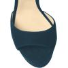 imageFSJ Women Platform High Stiletto Heels Sandals Peep Toe with Ankle Straps Buckle Sexy Summer Pumps Shoes Size 415 USDarkcyan