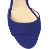 imageFSJ Women Platform High Stiletto Heels Sandals Peep Toe with Ankle Straps Buckle Sexy Summer Pumps Shoes Size 415 USMidnightblue