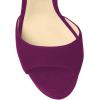 imageFSJ Women Platform High Stiletto Heels Sandals Peep Toe with Ankle Straps Buckle Sexy Summer Pumps Shoes Size 415 USPurple