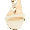 imageFSJ Women Sexy Open Toe TStrap Rivets Studded Stiletto High Heel Sandal Strappy Gladiator Back Zipper Dress Pump Shoes Size 415 USBeige